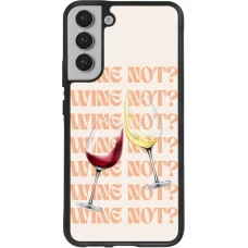 Samsung Galaxy S22+ Case Hülle - Silikon schwarz Wine not