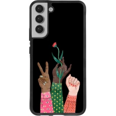 Coque Samsung Galaxy S22+ - Silicone rigide noir Womens day 2026 2