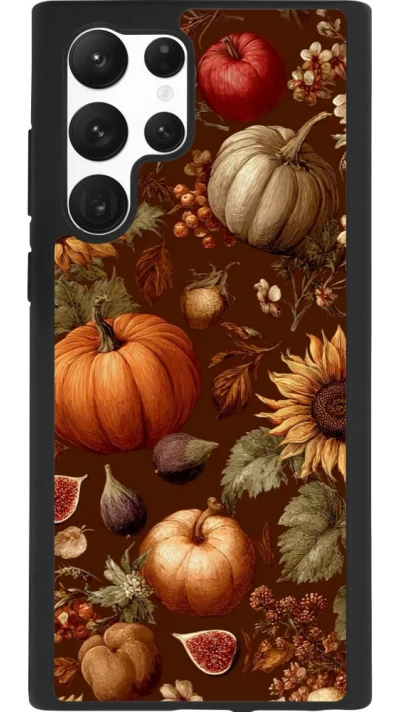 Coque Samsung Galaxy S22 Ultra - Silicone rigide noir Autumn 26 Autumn still life