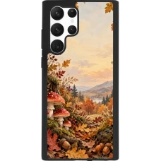 Coque Samsung Galaxy S22 Ultra - Silicone rigide noir Autumn 26 Illustrated Autumn