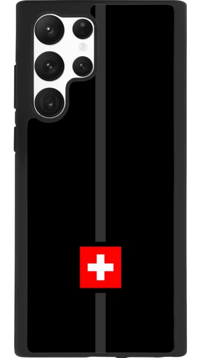 Samsung Galaxy S22 Ultra Case Hülle - Silikon schwarz Kanton CH schwarz
