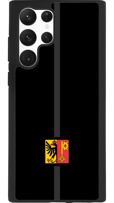 Samsung Galaxy S22 Ultra Case Hülle - Silikon schwarz Kanton GE schwarz