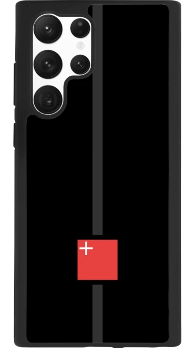 Samsung Galaxy S22 Ultra Case Hülle - Silikon schwarz Kanton SZ schwarz