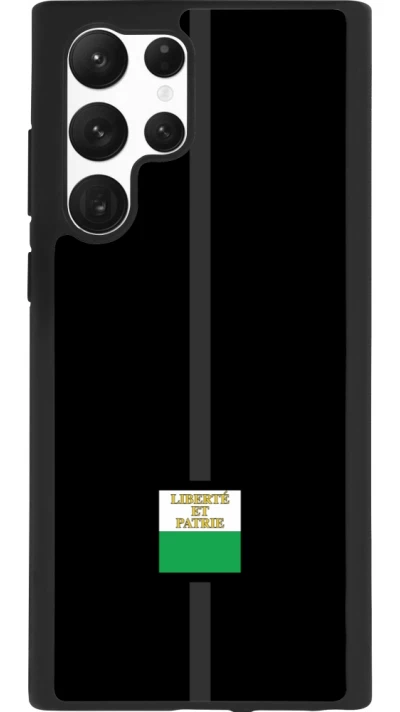 Samsung Galaxy S22 Ultra Case Hülle - Silikon schwarz Kanton VD schwarz