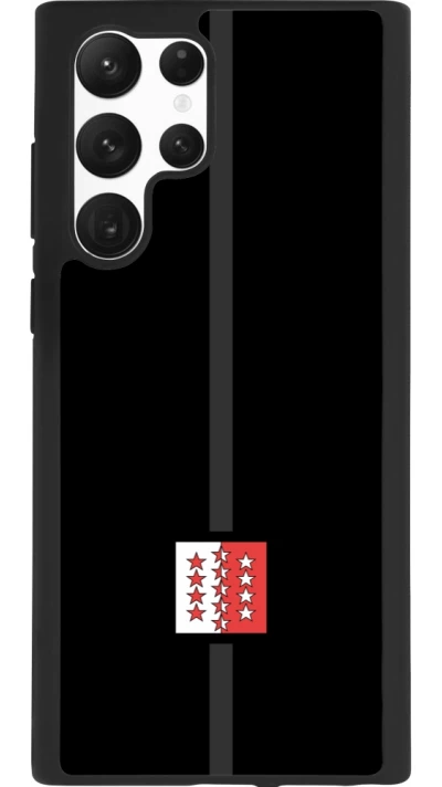 Samsung Galaxy S22 Ultra Case Hülle - Silikon schwarz Kanton VS schwarz