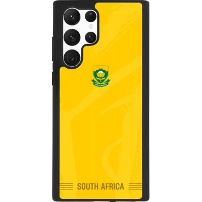 Samsung Galaxy S22 Ultra Case Hülle - Silikon schwarz Südafrika 2026 personalisierbares Fussballtrikot