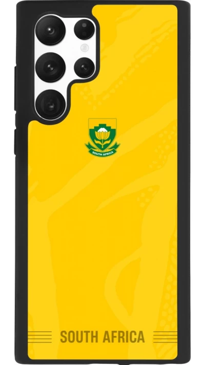Samsung Galaxy S22 Ultra Case Hülle - Silikon schwarz Südafrika 2026 personalisierbares Fussballtrikot