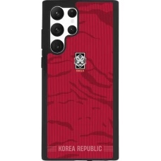Samsung Galaxy S22 Ultra Case Hülle - Silikon schwarz Südkorea 2026 personalisierbares Fussballtrikot
