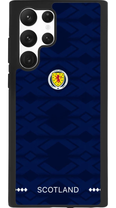 Samsung Galaxy S22 Ultra Case Hülle - Silikon schwarz Schottland 2026 personalisierbares Fussballtrikot