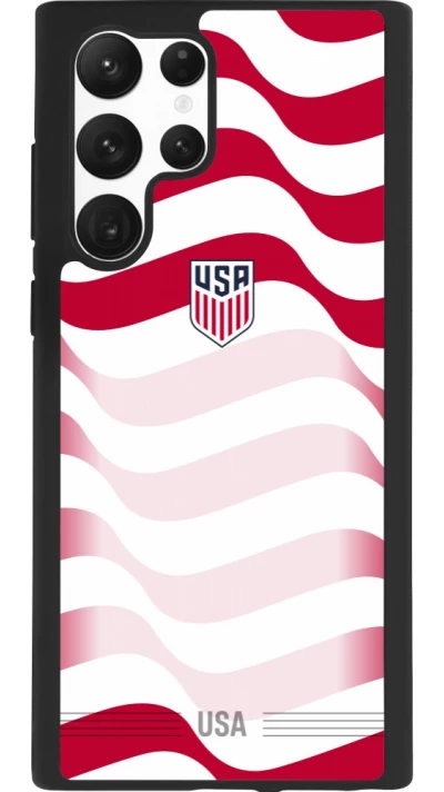 Samsung Galaxy S22 Ultra Case Hülle - Silikon schwarz Vereinigten Staaten 2026 personalisierbares Fussballtrikot