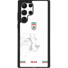 Samsung Galaxy S22 Ultra Case Hülle - Silikon schwarz Iran 2026 personalisierbares Fussballtrikot