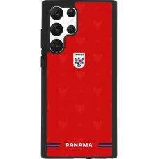 Samsung Galaxy S22 Ultra Case Hülle - Silikon schwarz Panama 2026 personalisierbares Fussballtrikot