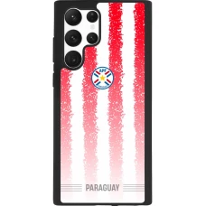 Coque Samsung Galaxy S22 Ultra - Silicone rigide noir Maillot de football Paraguay 2026 personnalisable