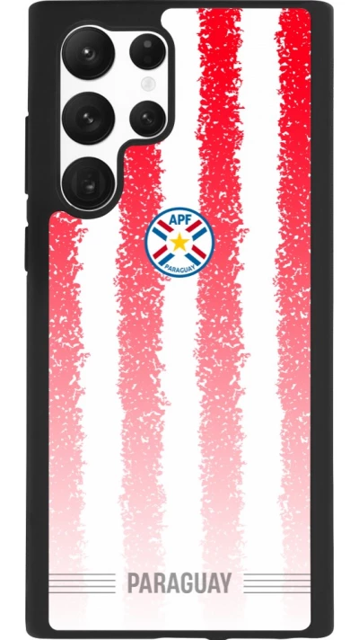 Samsung Galaxy S22 Ultra Case Hülle - Silikon schwarz Paraguay 2026 personalisierbares Fussballtrikot