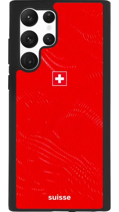 Samsung Galaxy S22 Ultra Case Hülle - Silikon schwarz Schweiz 2026 personalisierbares Fussballtrikot