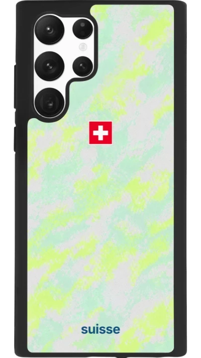 Samsung Galaxy S22 Ultra Case Hülle - Silikon schwarz Schweiz Away 2026 personalisierbares Fussballtrikot