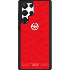 Samsung Galaxy S22 Ultra Case Hülle - Silikon schwarz Tunesien 2026 personalisierbares Fussballtrikot