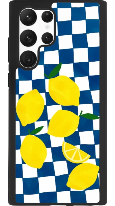 Samsung Galaxy S22 Ultra Case Hülle - Silikon schwarz Illustration lemons 2026