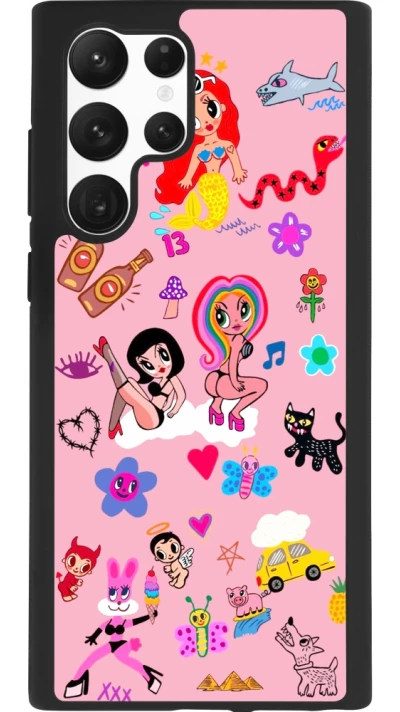 Samsung Galaxy S22 Ultra Case Hülle - Silikon schwarz Karol G La Bichota Manana Sera Bonito