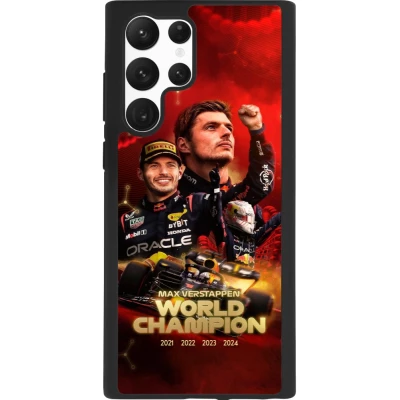 Samsung Galaxy S22 Ultra Case Hülle - Silikon schwarz Max Verstappen Champion 2023