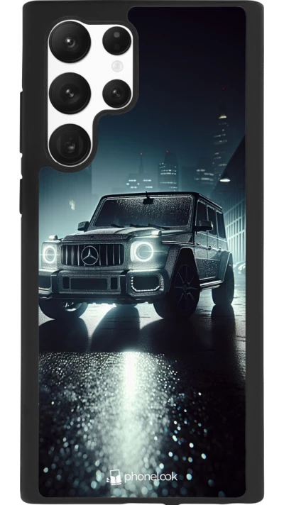 Samsung Galaxy S22 Ultra Case Hülle - Silikon schwarz Mercedes G AMG Nacht