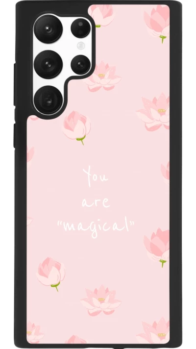 Samsung Galaxy S22 Ultra Case Hülle - Silikon schwarz Mom 2023 your are magical