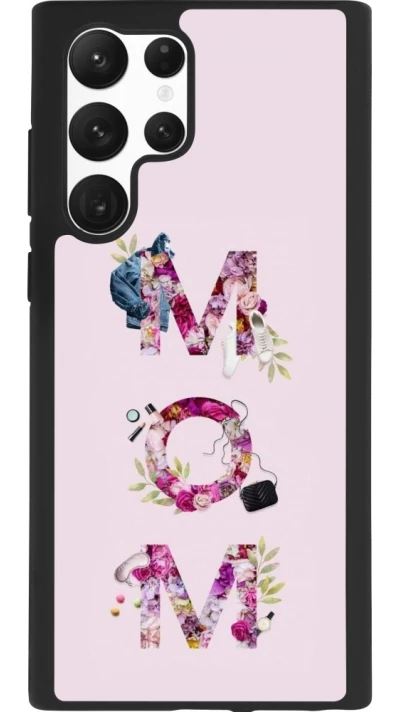 Samsung Galaxy S22 Ultra Case Hülle - Silikon schwarz Mom 2024 girly mom