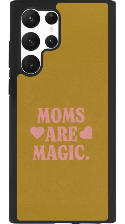 Samsung Galaxy S22 Ultra Case Hülle - Silikon schwarz Mom 2026 Are Magic