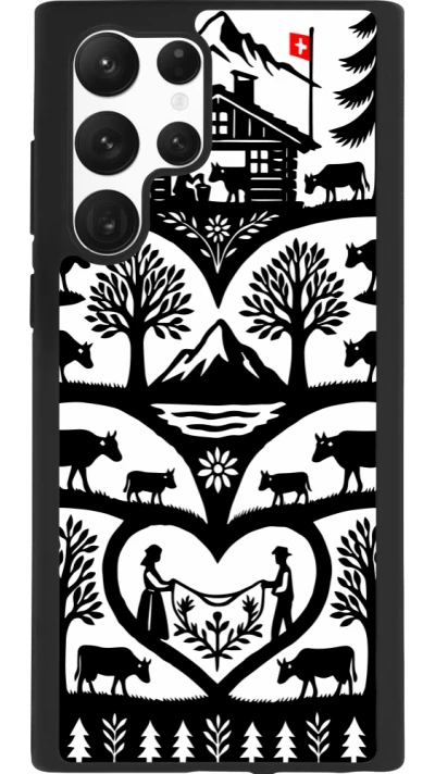 Samsung Galaxy S22 Ultra Case Hülle - Silikon schwarz Poya Schweiz 2