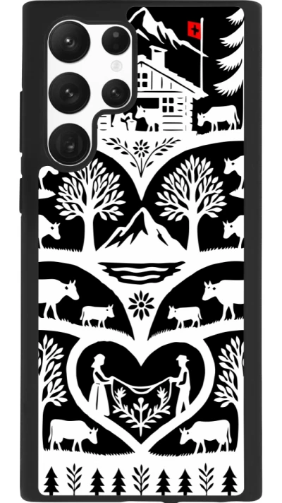 Samsung Galaxy S22 Ultra Case Hülle - Silikon schwarz Poya Schweiz 2 schwarz