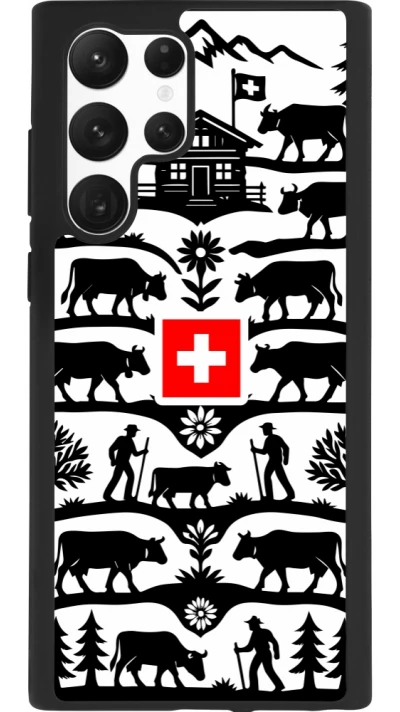Samsung Galaxy S22 Ultra Case Hülle - Silikon schwarz Poya Schweiz 3