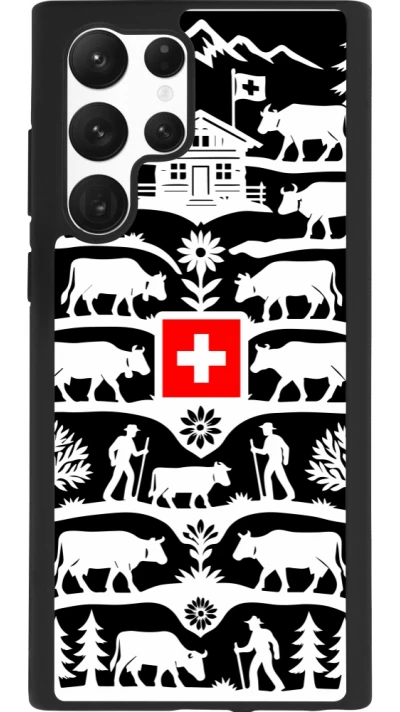 Samsung Galaxy S22 Ultra Case Hülle - Silikon schwarz Poya Schweiz 3 schwarz