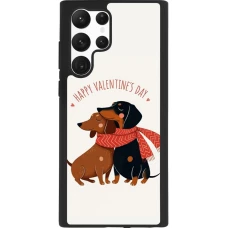 Samsung Galaxy S22 Ultra Case Hülle - Silikon schwarz Saint Valentines Day 26 Happy Valentine