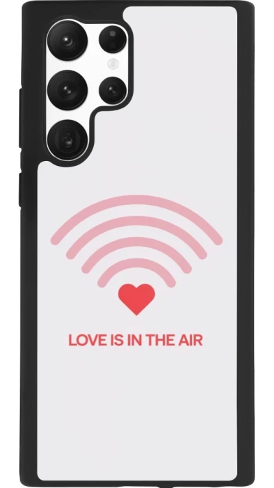Samsung Galaxy S22 Ultra Case Hülle - Silikon schwarz Saint Valentines Day 26 Love is in the air