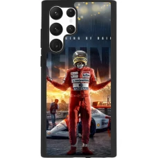 Samsung Galaxy S22 Ultra Case Hülle - Silikon schwarz Senna The King of Rain
