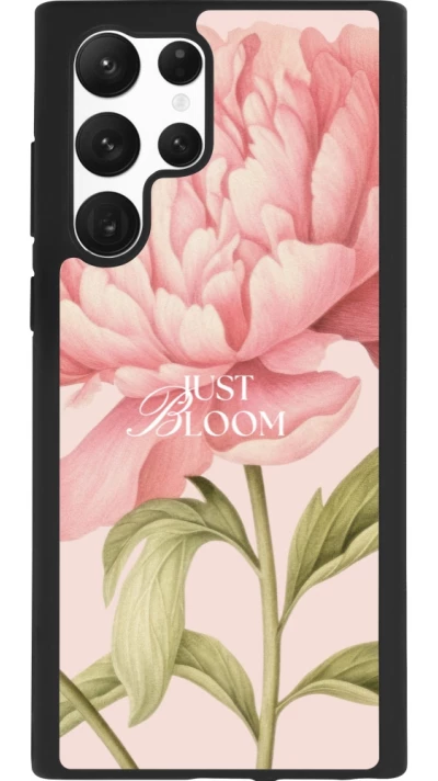Samsung Galaxy S22 Ultra Case Hülle - Silikon schwarz Just Bloom Spring 2026