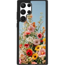 Samsung Galaxy S22 Ultra Case Hülle - Silikon schwarz Spring flowers Spring 2026