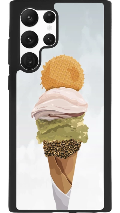 Samsung Galaxy S22 Ultra Case Hülle - Silikon schwarz Summer 2025 Cornet