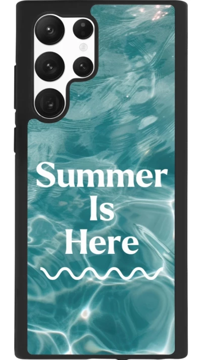 Samsung Galaxy S22 Ultra Case Hülle - Silikon schwarz Summer 2025 Summer is here