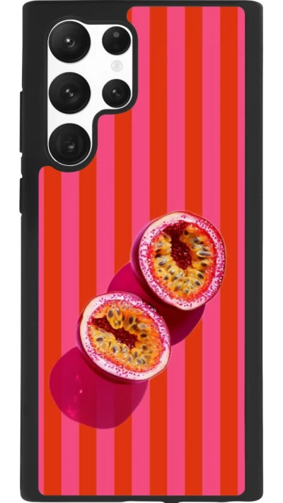 Samsung Galaxy S22 Ultra Case Hülle - Silikon schwarz Passion fruit Summer 2026