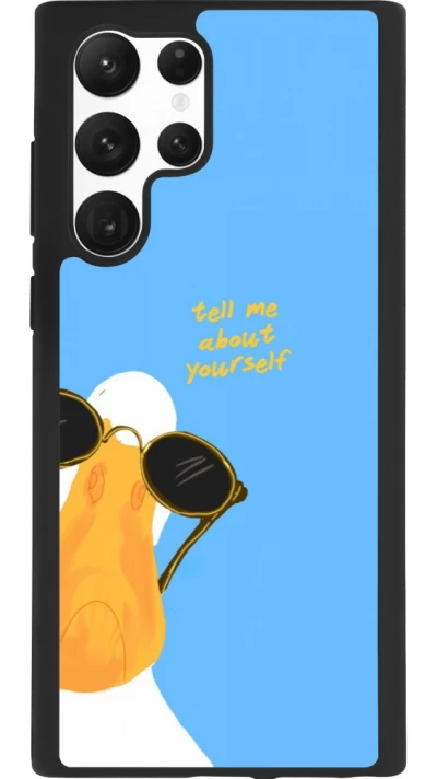 Samsung Galaxy S22 Ultra Case Hülle - Silikon schwarz Tell me about yourself Summer 2026