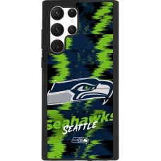 Samsung Galaxy S22 Ultra Case Hülle - Silikon schwarz Super Bowl 26 Seattle 2