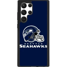 Samsung Galaxy S22 Ultra Case Hülle - Silikon schwarz Super Bowl 26 Seattle 3