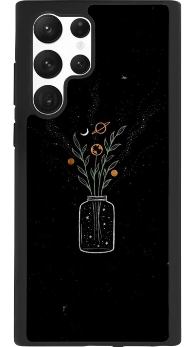 Coque Samsung Galaxy S22 Ultra - Silicone rigide noir Vase black