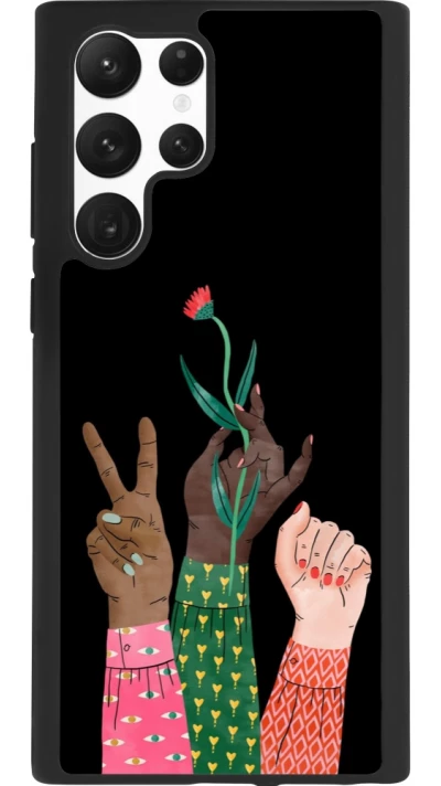 Samsung Galaxy S22 Ultra Case Hülle - Silikon schwarz Womens day 2026 2