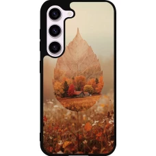 Samsung Galaxy S23 Case Hülle - Silikon schwarz Autumn 26 Autumn leaf