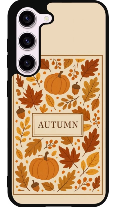 Coque Samsung Galaxy S23 - Silicone rigide noir Autumn 26 Hello autumn