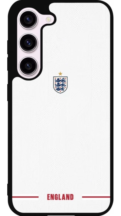 Coque Samsung Galaxy S23 - Silicone rigide noir Maillot de football Angleterre 2026 personnalisable