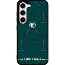 Samsung Galaxy S23 Case Hülle - Silikon schwarz Saudi Arabien 2026 personalisierbares Fussballtrikot