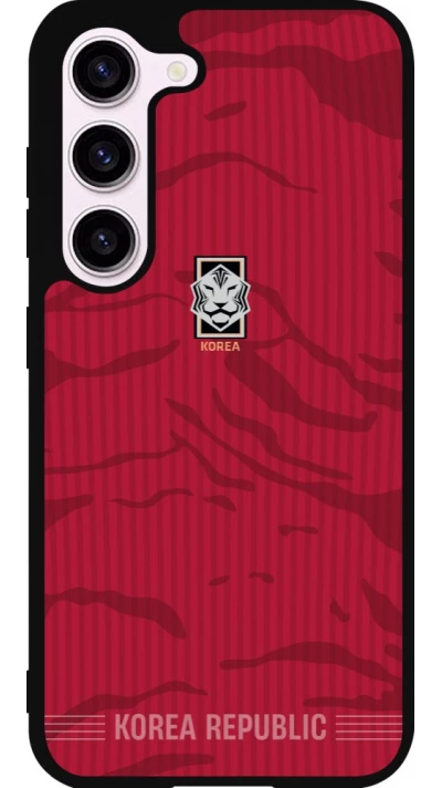 Samsung Galaxy S23 Case Hülle - Silikon schwarz Südkorea 2026 personalisierbares Fussballtrikot